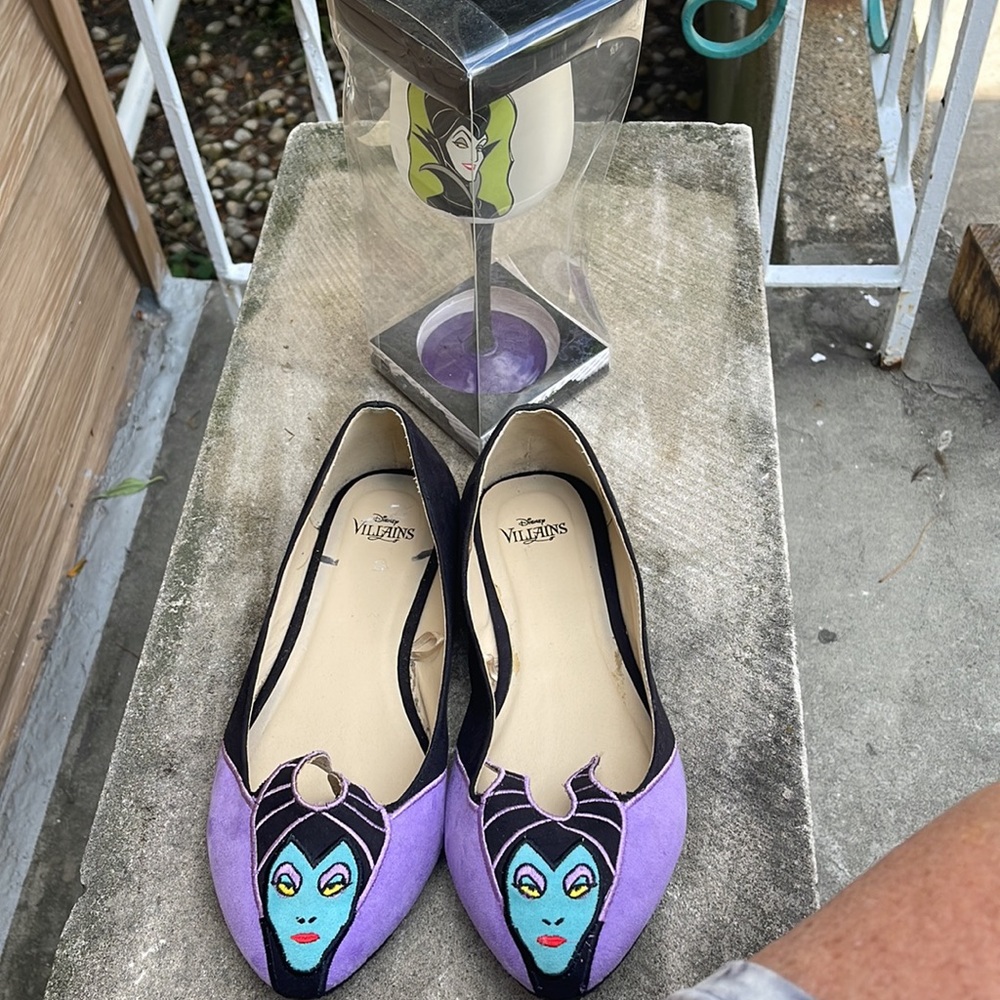 Disney Villian Shoes and goblet